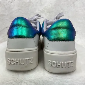 Schutz Platform reflective sneakers size 6