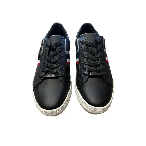 Sean John Mens Black Hardlined Pull On Low Top Sneakers Size 8.5 NWT