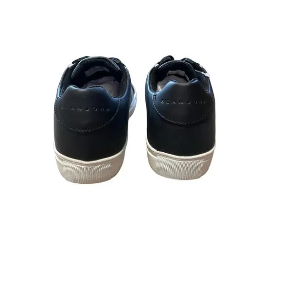 Sean John Mens Black Hardlined Pull On Low Top Sneakers Size 8.5 NWT