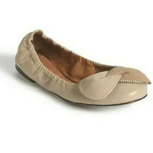 See by Chloe Clara Ballet Flat Nude Soft Pink Size 39.5 US 9