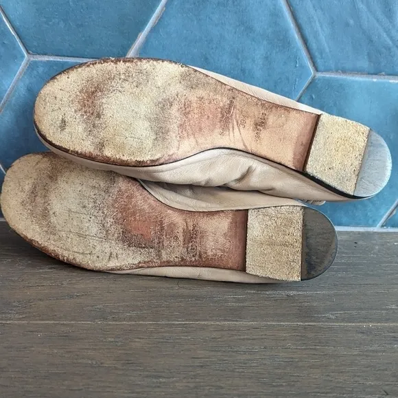 See by Chloe Clara Ballet Flat Nude Soft Pink Size 39.5 US 9