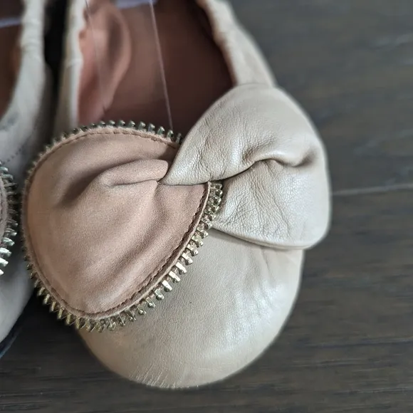 See by Chloe Clara Ballet Flat Nude Soft Pink Size 39.5 US 9