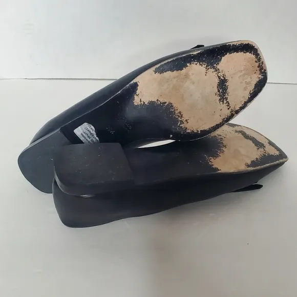 Sesto Meucci Black Loafer Flats