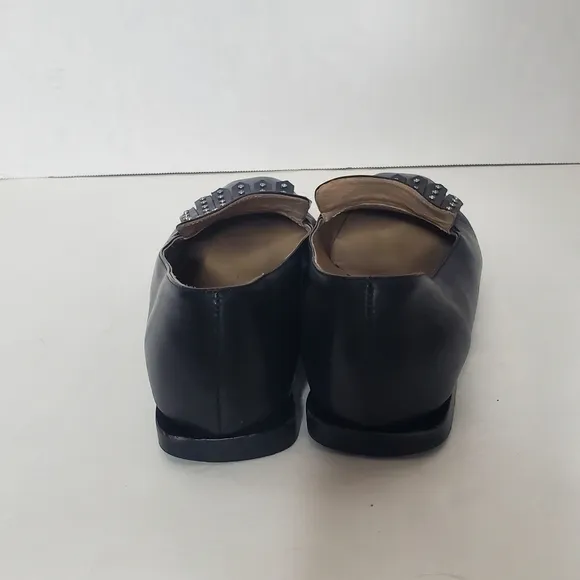 Sesto Meucci Black Loafer Flats