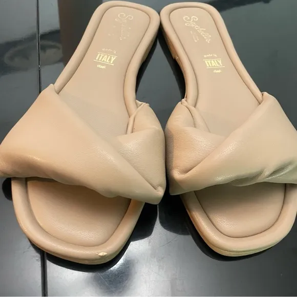 Seychelles Breath of Fresh Air Nude Slip-On Sandal Size 8