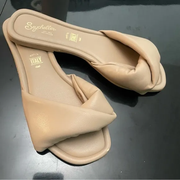 Seychelles Breath of Fresh Air Nude Slip-On Sandal Size 8
