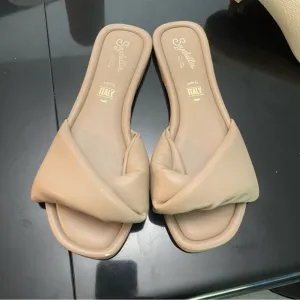 Seychelles Breath of Fresh Air Nude Slip-On Sandal Size 8