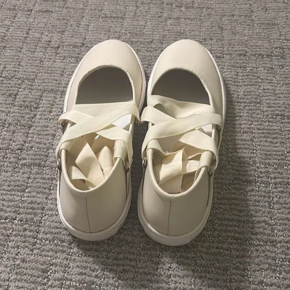 Seychelles Ribbons Lace-Up Flats - Size 10
