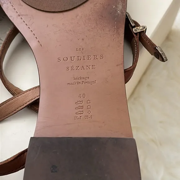 Sezane low Roxanne sandals