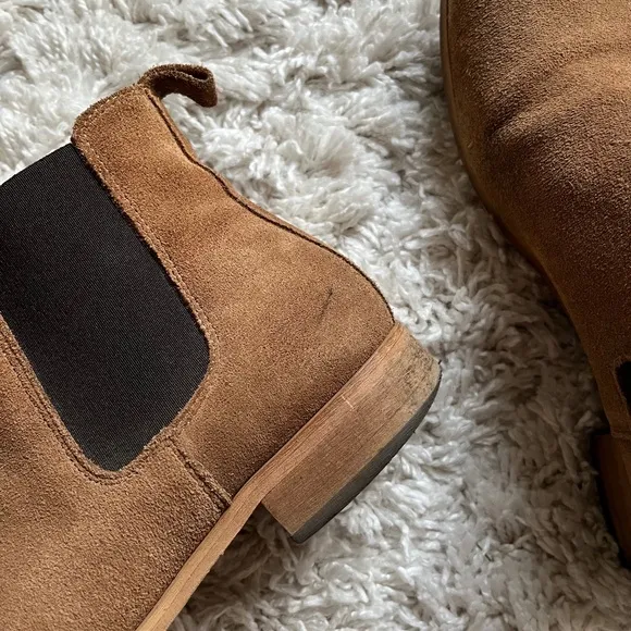 Shoe The Bear Dev Handmade Chelsea Boot 10 / 43 EU Tobacco Suede