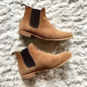 Shoe The Bear Dev Handmade Chelsea Boot 10 / 43 EU Tobacco Suede