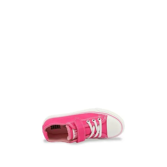 Shone Fabric Sneakers with Velcro Fastening for