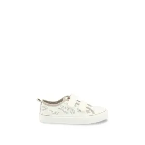 Shone Velcro Fastening Fabric Sneakers
