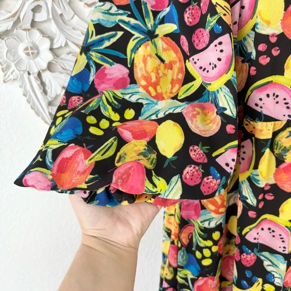 {Show Me Your Mumu} Day or Night Midi Dress, Fruity Tango, Size S, NWT