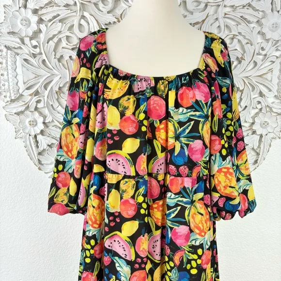 {Show Me Your Mumu} Day or Night Midi Dress, Fruity Tango, Size S, NWT