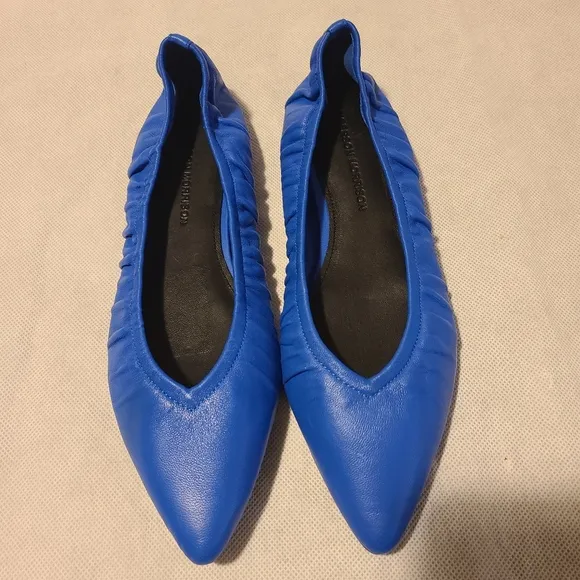 Sigerson Morrison Lahela Ruched  Ballet Flats Size 37.5