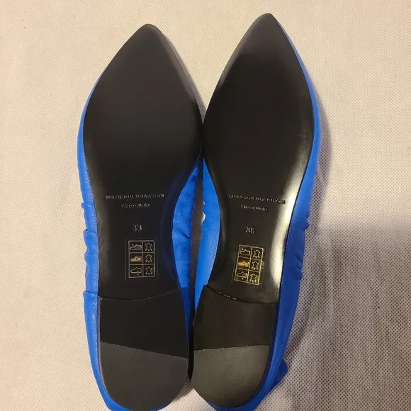 Sigerson Morrison Lahela Ruched  Ballet Flats Size 37.5