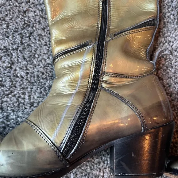Siren by Marc Nason women’s zip boots size 7.5 motto combat