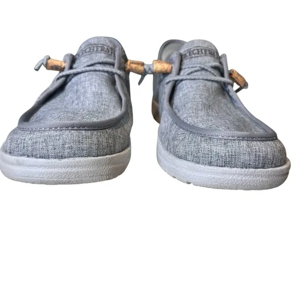Skechers Gray Loafers &amp; Slip-Ons