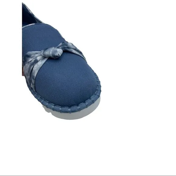Skechers Macie Knot Washable Loafers - Blue Watercolor Feels 6.5