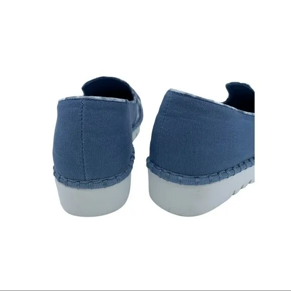 Skechers Macie Knot Washable Loafers - Blue Watercolor Feels 6.5