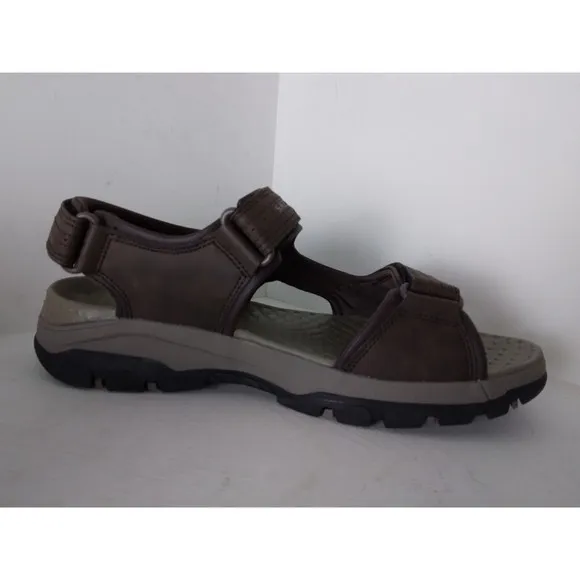 Skechers Sandals Chocolate Tresmen-Garo Strap Relaxed Fit 204105/CHOC Mens 12