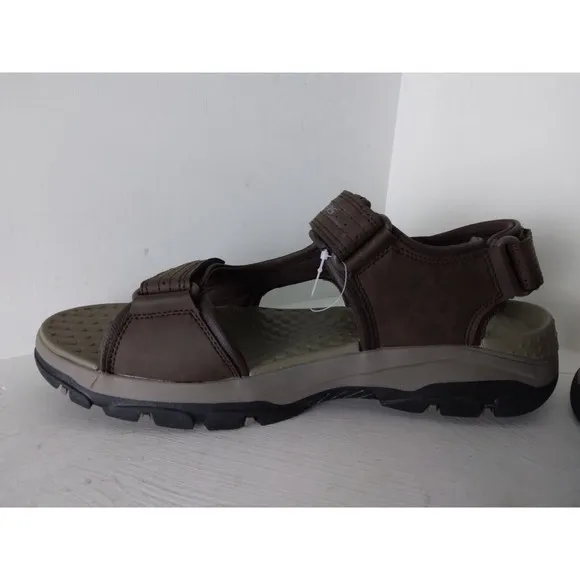 Skechers Sandals Chocolate Tresmen-Garo Strap Relaxed Fit 204105/CHOC Mens 12
