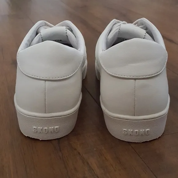 SKONO Norway - White Glitter Sneakers