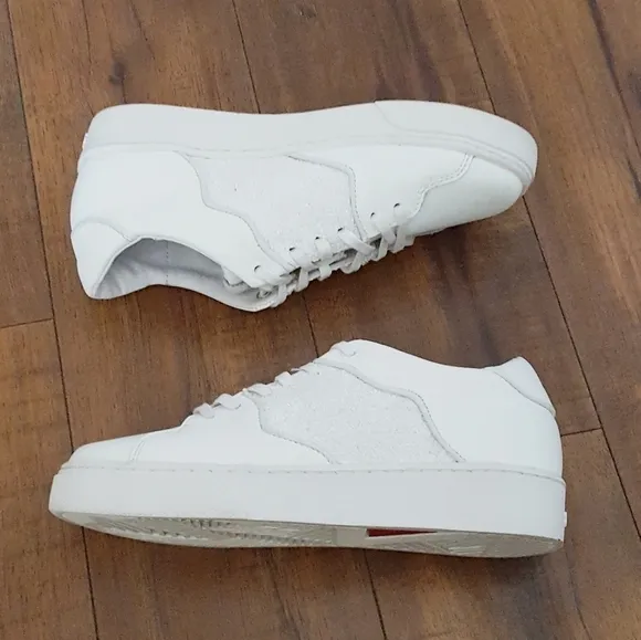 SKONO Norway - White Glitter Sneakers