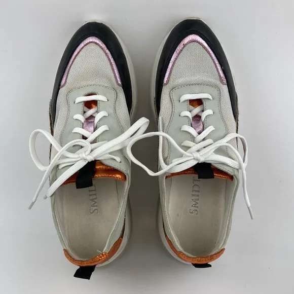 Smidt Women’s Multi Media Comb 5 Platform Brazilian Sneakers sz 8