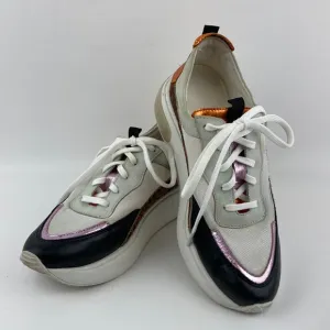 Smidt Women’s Multi Media Comb 5 Platform Brazilian Sneakers sz 8