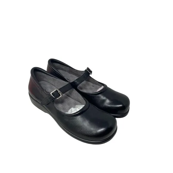Soft Walk Mary Janes Women's Size 8 Narrow Black Jupiter Cushioned Flats