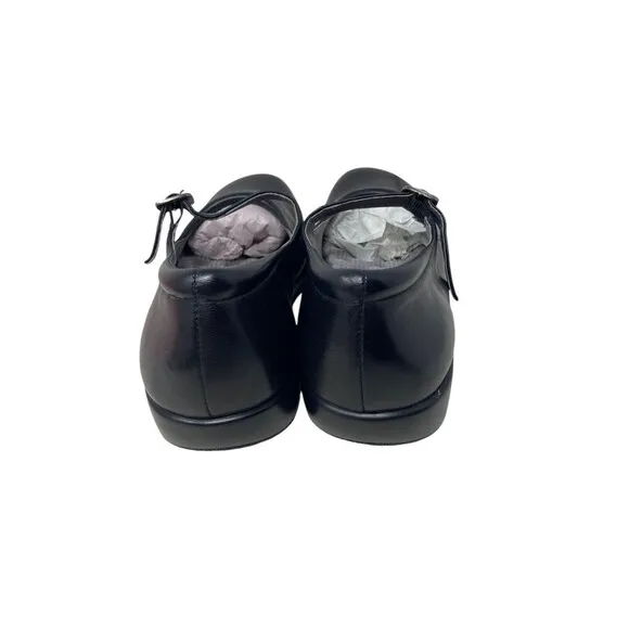 Soft Walk Mary Janes Women's Size 8 Narrow Black Jupiter Cushioned Flats