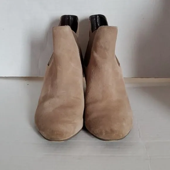 Sole Society Chelsea Boots Booties Heeled Brown Leather Women's WOMAN'S SIZE 5
