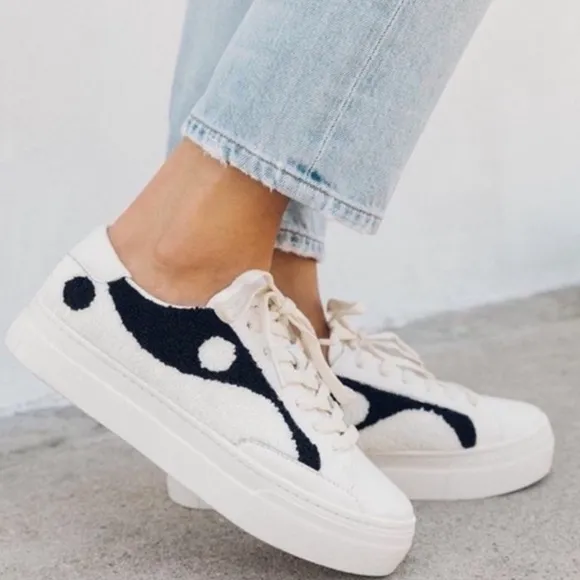 Soludos Anthropologie Yin Yang Platform Sneakers 8