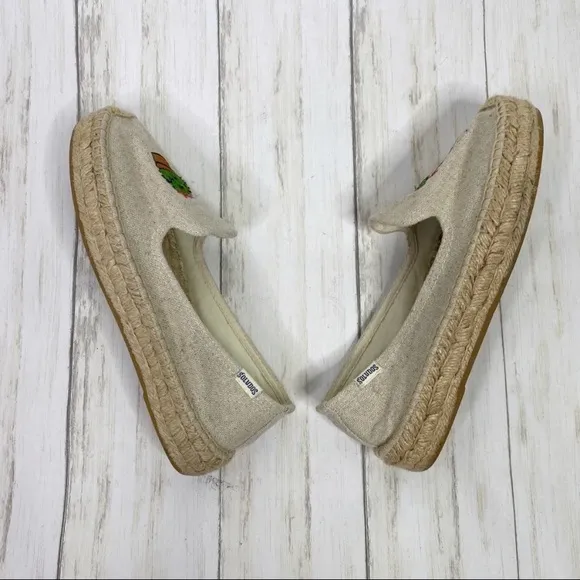 Soludos Canvas Cactus Embroidered Espadrilles