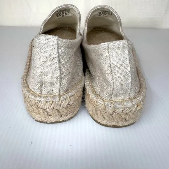 SOLUDOS Teddy &amp; Gigi Espadrilles Women's 9.5 Frenchie French Bulldog Summer Tan