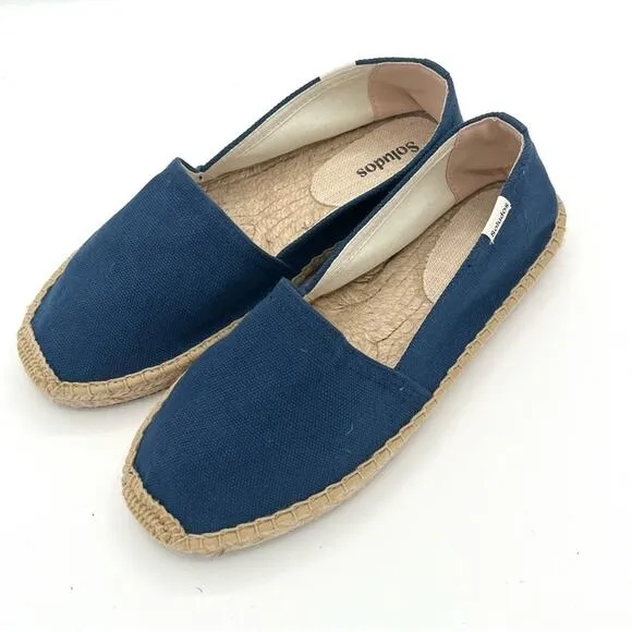 Soludos The Original Dali espadrilles classic blue size 7.5 Coastal grandma