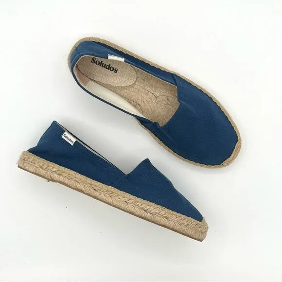 Soludos The Original Dali espadrilles classic blue size 7.5 Coastal grandma