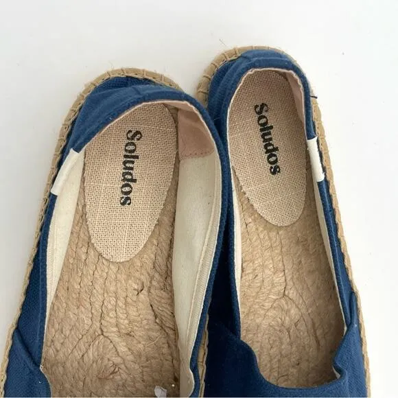 Soludos The Original Dali espadrilles classic blue size 7.5 Coastal grandma