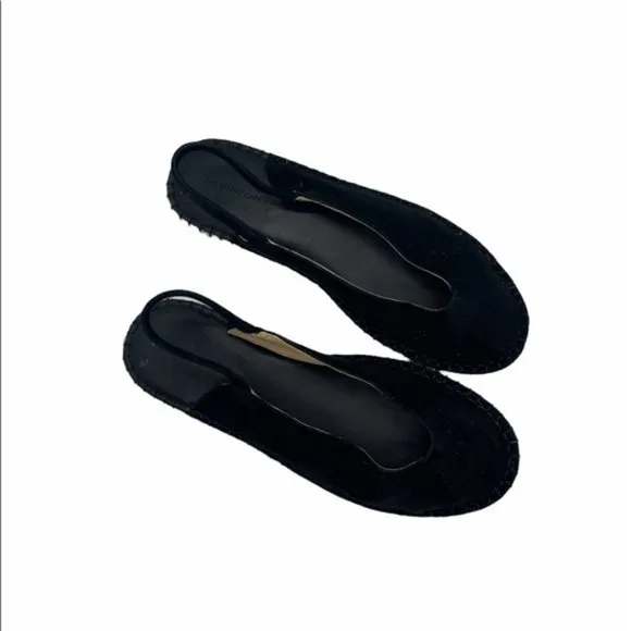 Something Navy | Slingback Espadrille Felix Sandals | Black | Women's Shoes 6.5