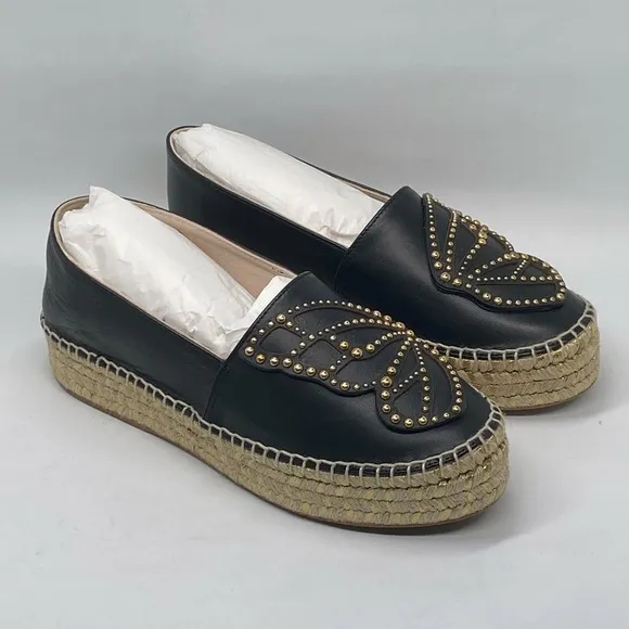 Sophia Webster Butterfly Platform Espadrille Flats size 36