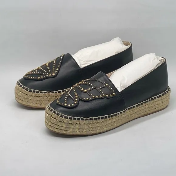 Sophia Webster Butterfly Platform Espadrille Flats size 36