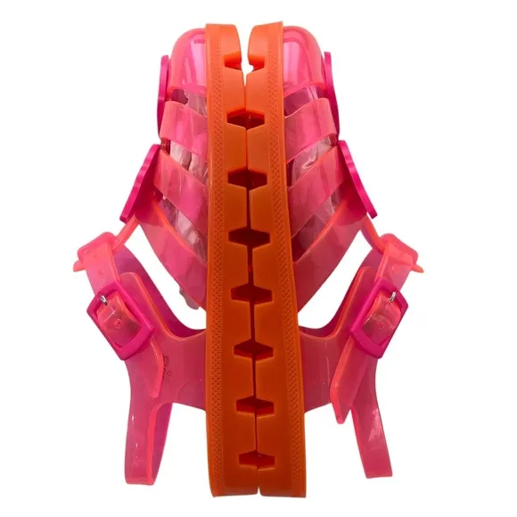 Sophia Webster Mini Butterfly Jelly Sandals Pink Size 12 UK/13 US Girls