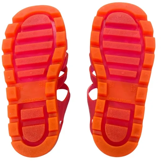 Sophia Webster Mini Butterfly Jelly Sandals Pink Size 12 UK/13 US Girls