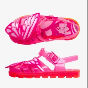 Sophia Webster Mini Butterfly Jelly Sandals Pink Size 12 UK/13 US Girls