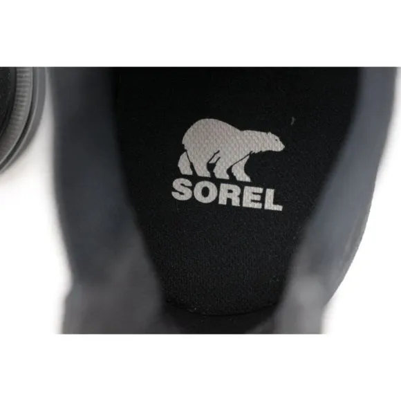 Sorel Carson Chelsea Waterproof Boots Men's Size 13 NM4900-010 Black Suede