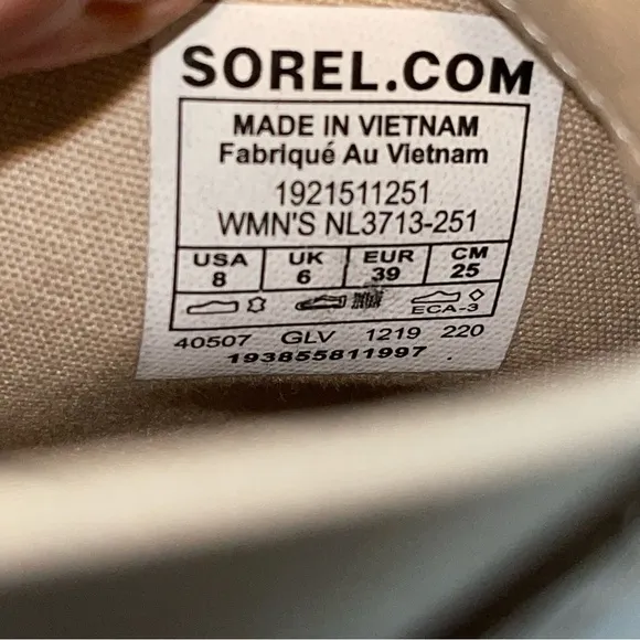 Sorel Cate Chelsea Women Boots Size 8