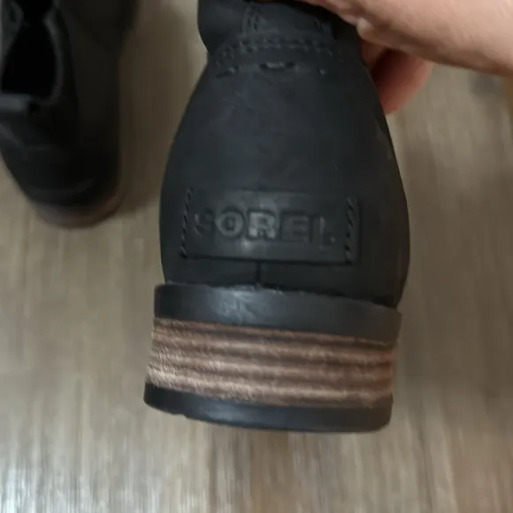 Sorel Emelie Chelsea Black Waterproof Boots