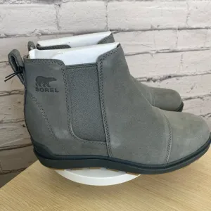 Sorel Evie Chelsea Ankle Boots Gray size 7